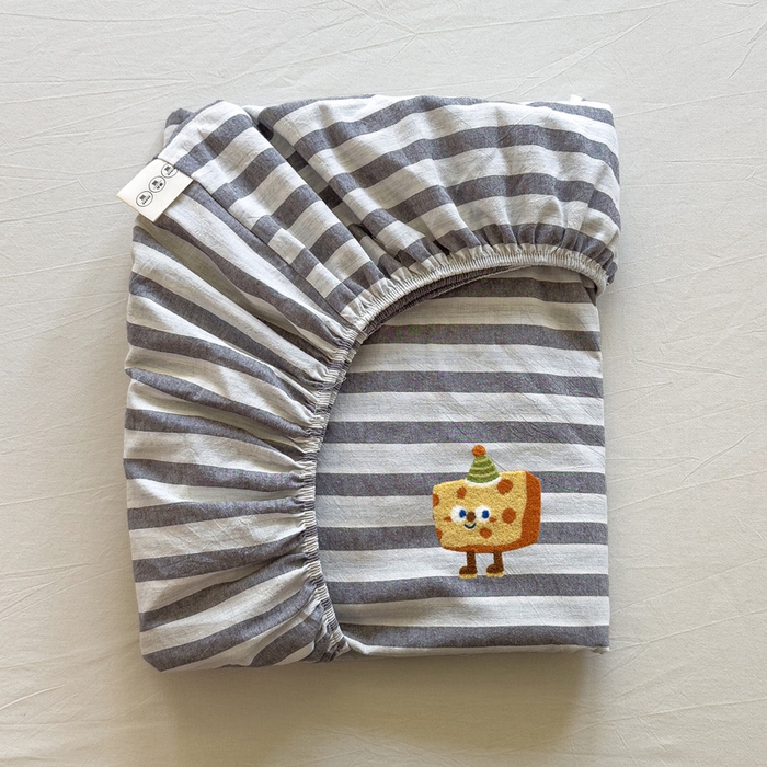 91家纺网 家纺一手货源 找家纺 席世家 2026新款全棉水洗棉床笠 水洗棉-曲奇