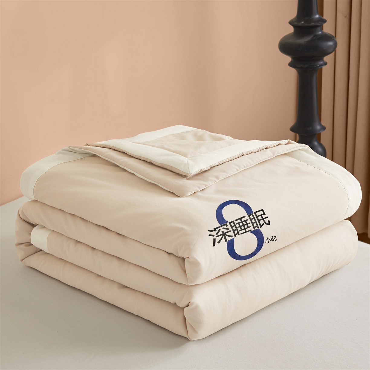 91家纺网 家纺一手货源 找家纺 （总）招财星 2026新款国标A类8小时睡眠大豆纤维手包边夏凉被夏被空调被子被芯【含质检报告买家秀】