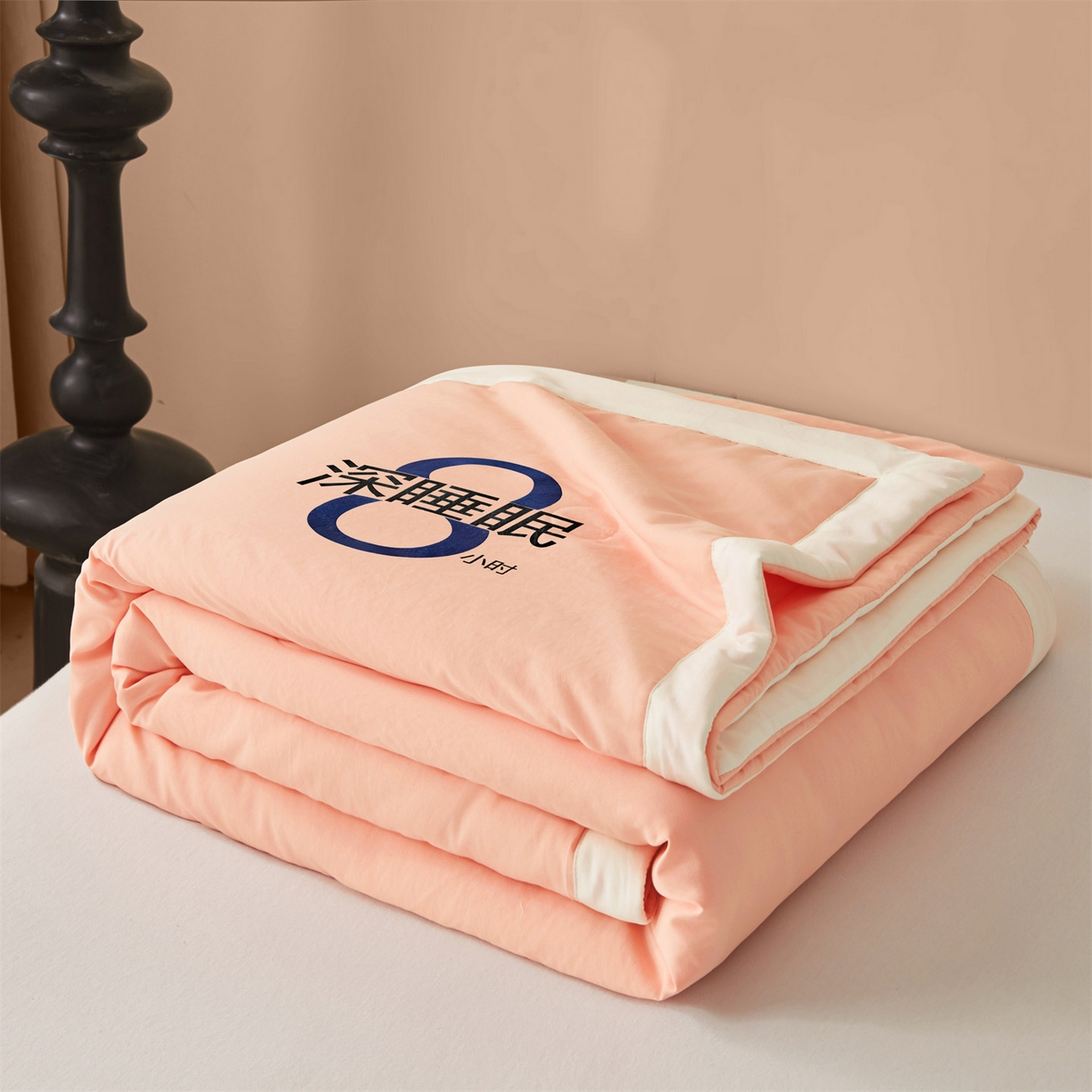 91家纺网 家纺一手货源 找家纺 招财星 2026新款国标A类8小时睡眠大豆纤维手包边夏凉被夏被空调被子被芯【含质检报告买家秀】 深睡眠-豆沙