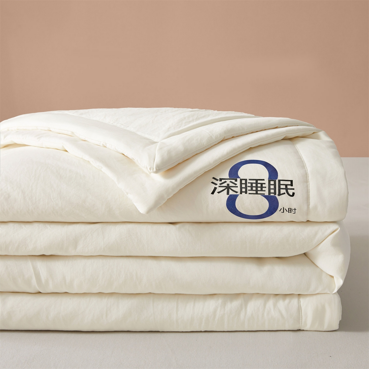 91家纺网 家纺一手货源 找家纺 招财星 2026新款国标A类8小时睡眠大豆纤维手包边夏凉被夏被空调被子被芯【含质检报告买家秀】 深睡眠-云朵白