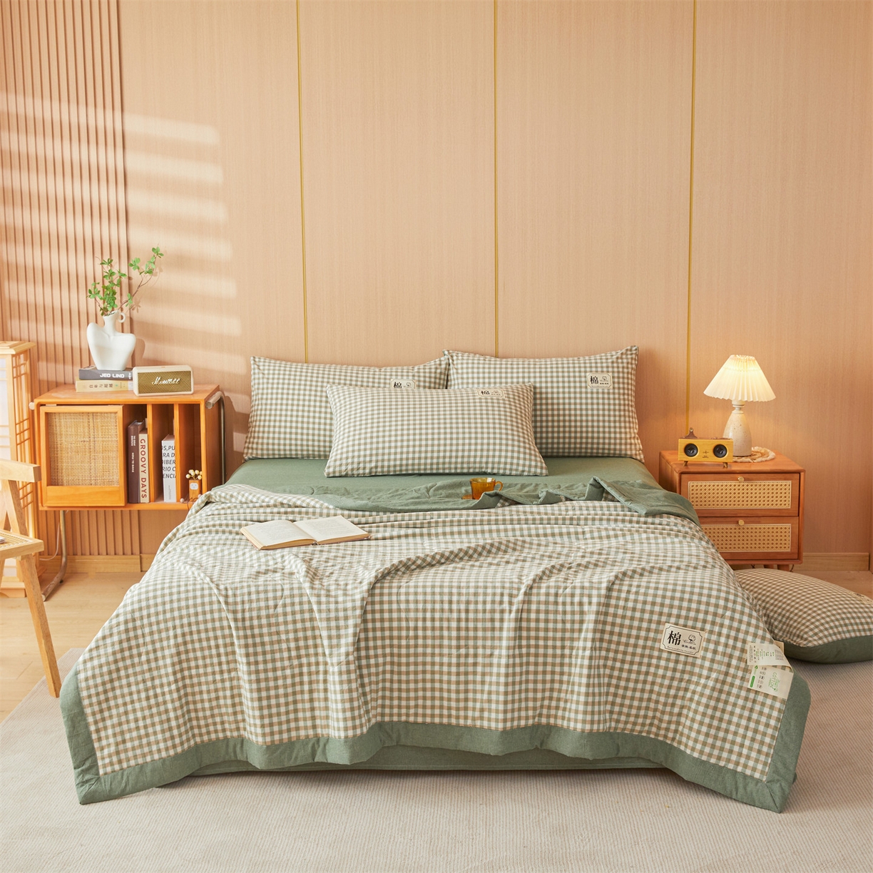 91家纺网 家纺一手货源 找家纺 （总）招财星 2026新款国标无印风纯色100%新疆棉夏被夏凉被空调被棉花夏被棉花被子被芯爆款（含质检报告买家秀包检测）