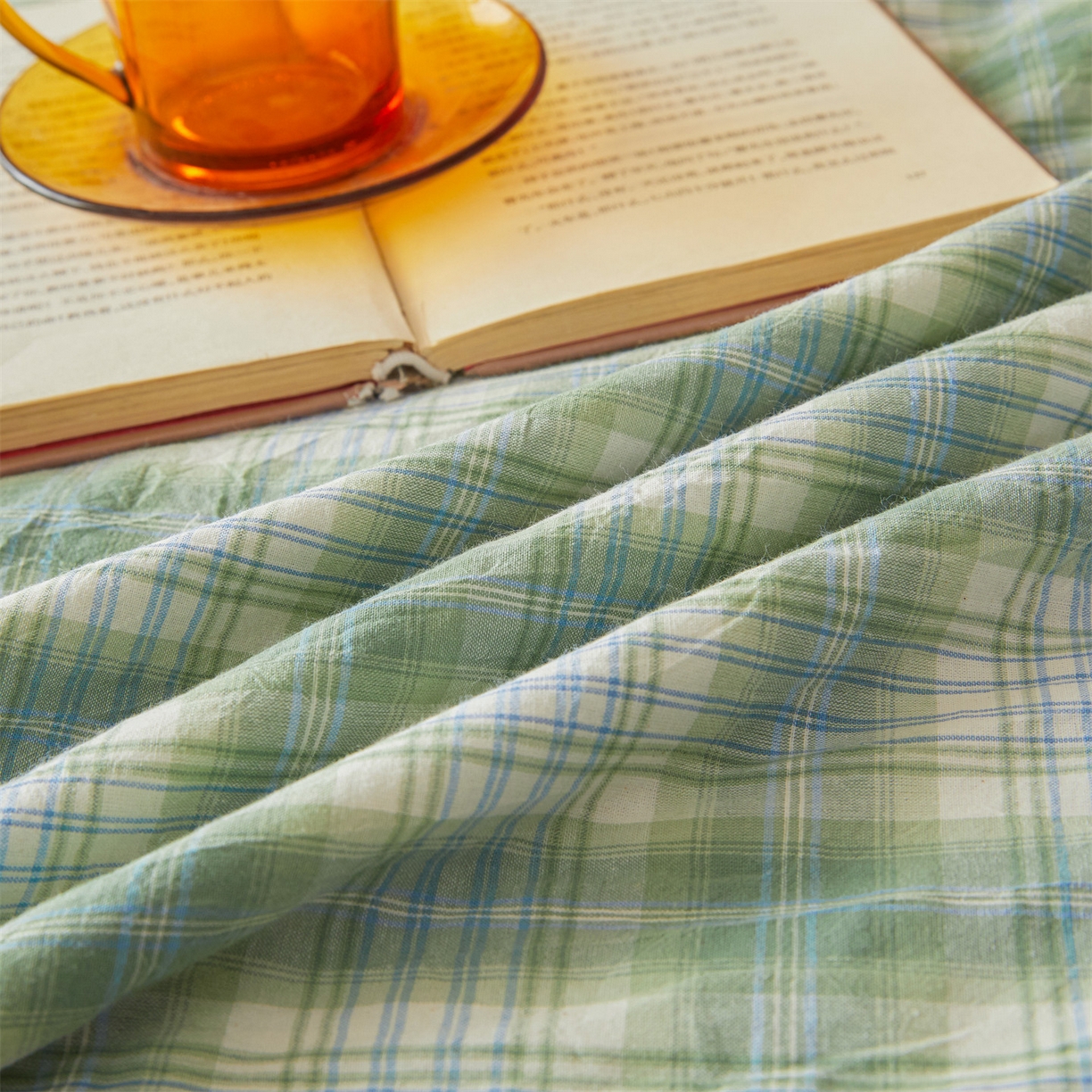 91家纺网 家纺一手货源 找家纺 招财星 2026新款国标无印风纯色100%新疆棉夏被夏凉被空调被棉花夏被棉花被子被芯爆款（含质检报告买家秀包检测） 格雅绿