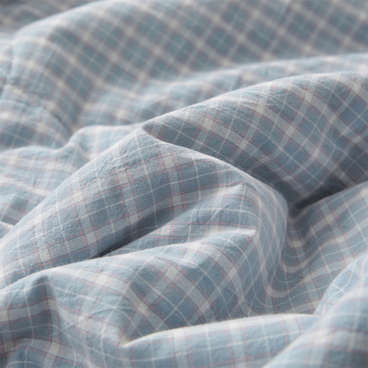 91家纺网 家纺一手货源 找家纺 招财星 2026新款国标无印风纯色100%新疆棉夏被夏凉被空调被棉花夏被棉花被子被芯爆款（含质检报告买家秀包检测） 海蓝小格