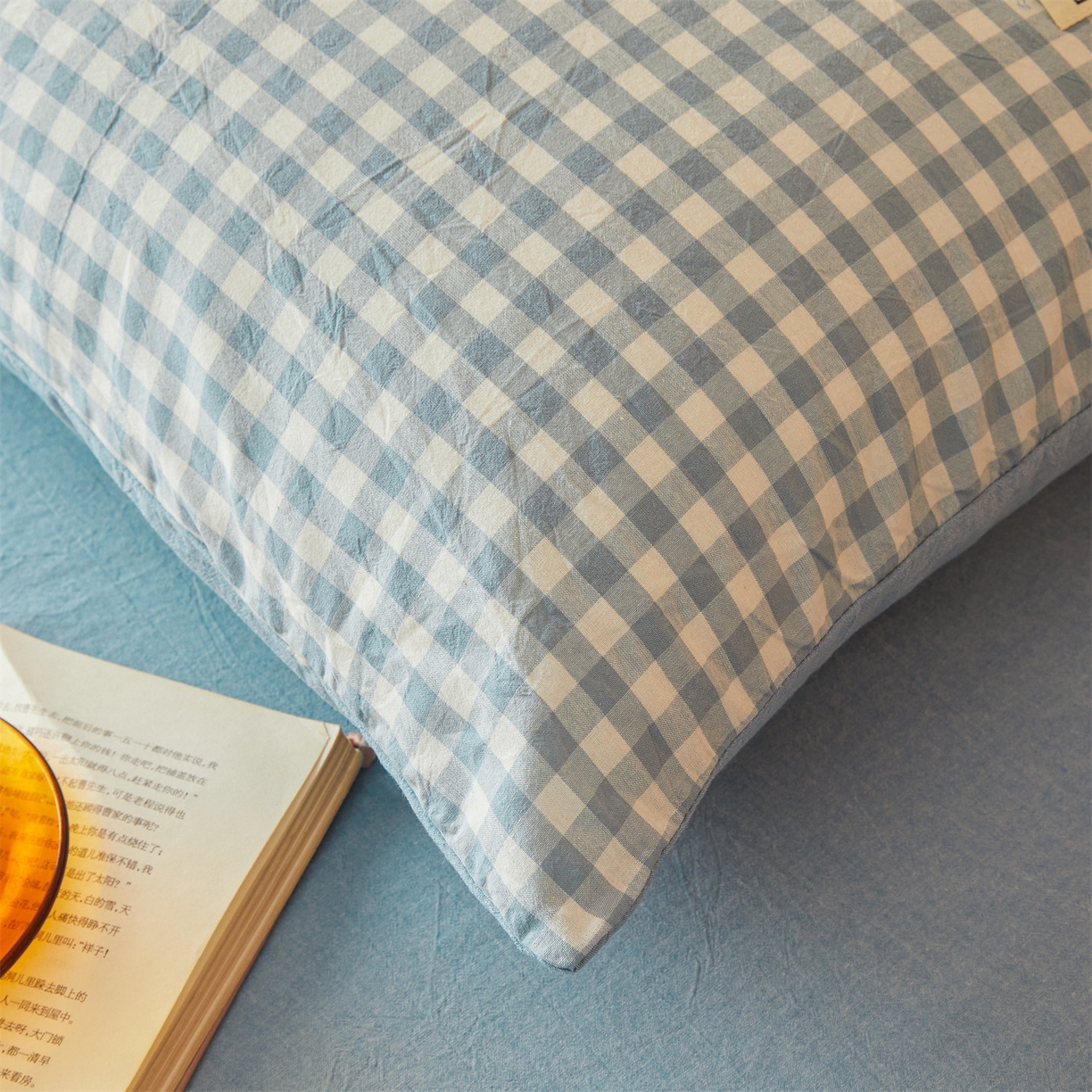 91家纺网 家纺一手货源 找家纺 招财星 2026新款国标无印风纯色100%新疆棉夏被夏凉被空调被棉花夏被棉花被子被芯爆款（含质检报告买家秀包检测） 蓝小格