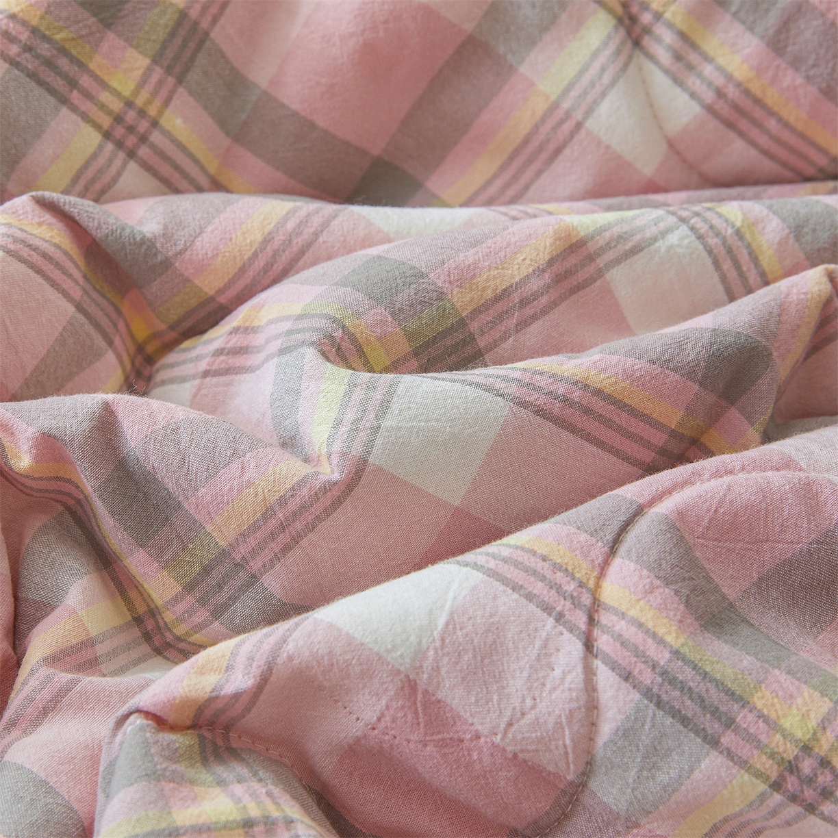 91家纺网 家纺一手货源 找家纺 招财星 2026新款国标无印风纯色100%新疆棉夏被夏凉被空调被棉花夏被棉花被子被芯爆款（含质检报告买家秀包检测） 雾粉格