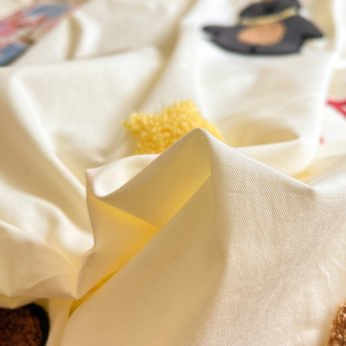 91家纺网 家纺一手货源 找家纺 （总）琪格格纺织 2026新款卡通13372全棉纯棉毛巾绣四件套