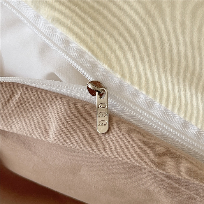 91家纺网 家纺一手货源 找家纺 琪格格纺织 2026新款卡通13372全棉纯棉毛巾绣四件套 hello汪星人-奶咖