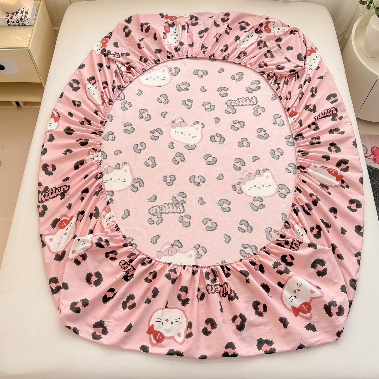 91家纺网 家纺一手货源 找家纺 （总）博雅 2026新款全棉纯棉小卡通印花单床笠床笠单件