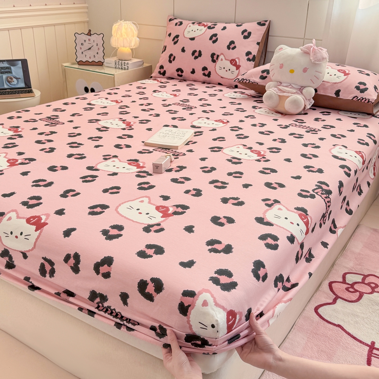 91家纺网 家纺一手货源 找家纺 （总）博雅 2026新款全棉纯棉小卡通印花单床笠床笠单件