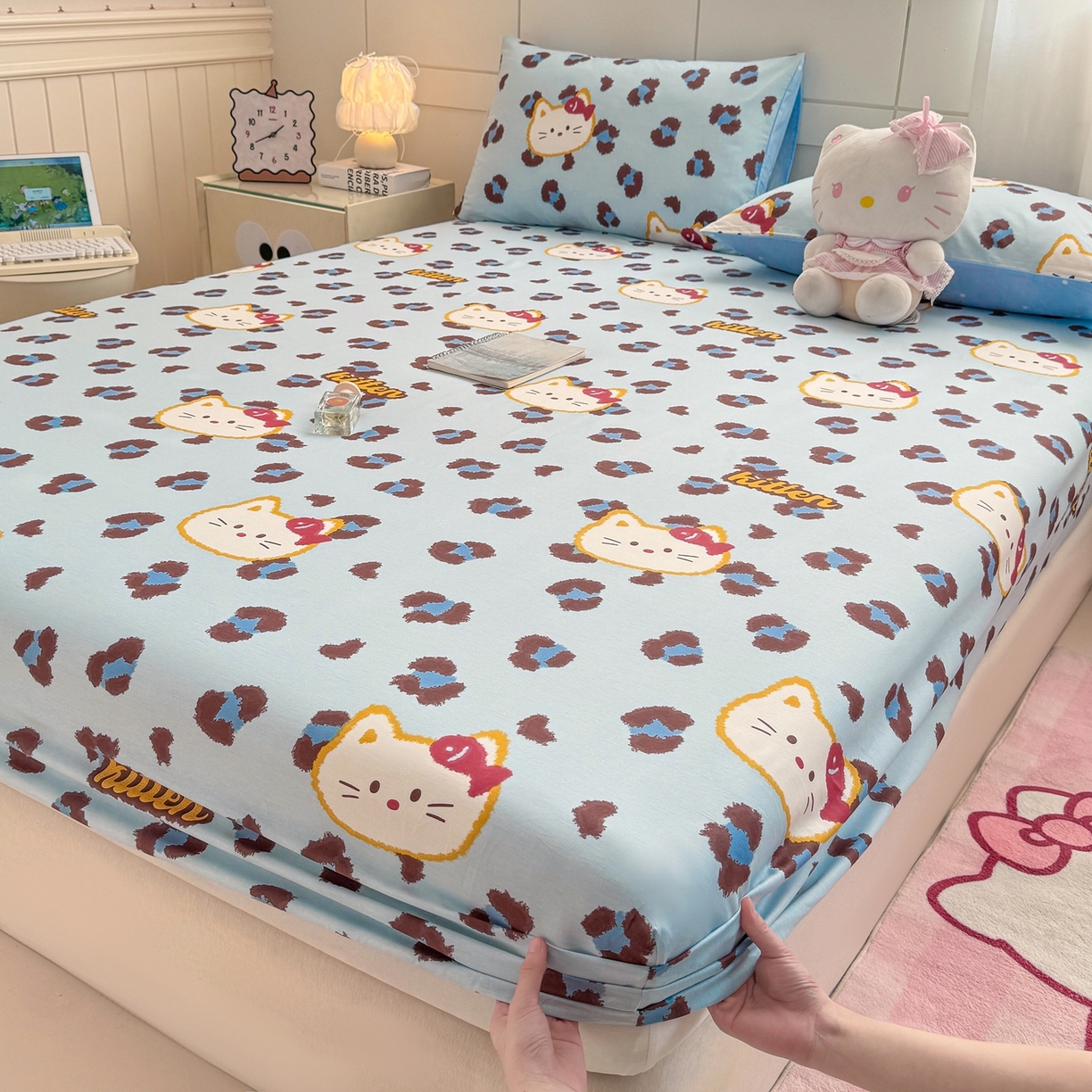 91家纺网 家纺一手货源 找家纺 （总）博雅 2026新款全棉纯棉小卡通印花单床笠床笠单件