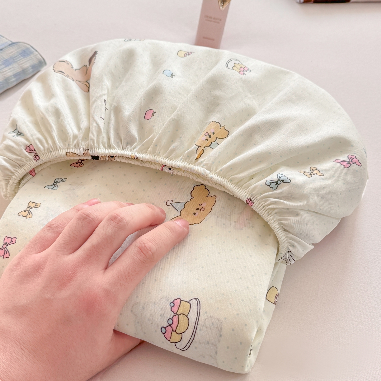 91家纺网 家纺一手货源 找家纺 博雅 2026新款全棉纯棉小卡通印花单床笠床笠单件 萌宠日记