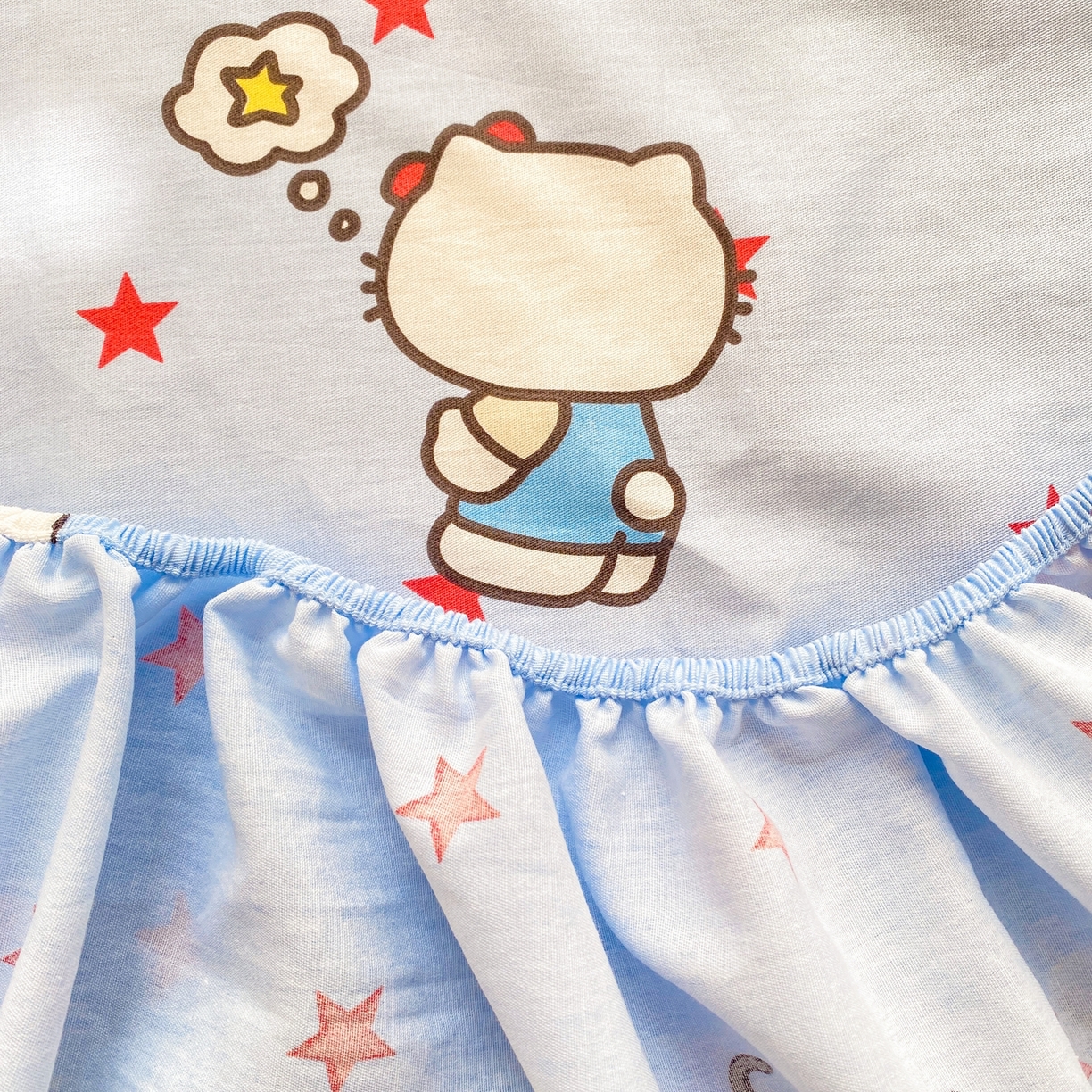 91家纺网 家纺一手货源 找家纺 博雅 2026新款全棉纯棉小卡通印花单床笠床笠单件 小版-木马星星喵