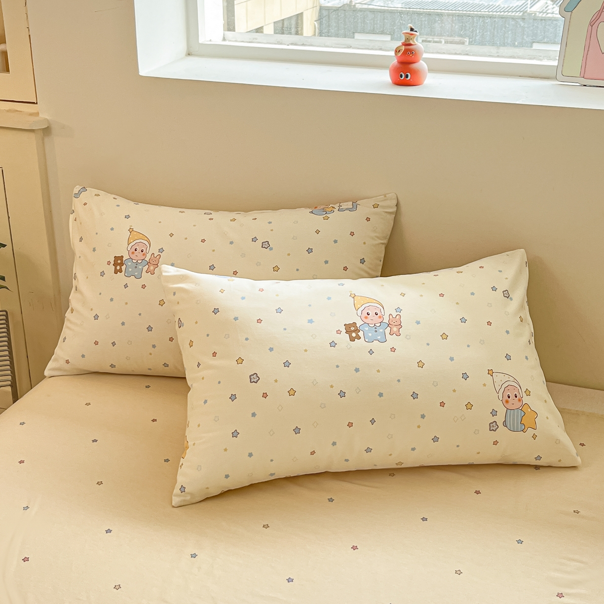 91家纺网 家纺一手货源 找家纺 （总）博雅 2026新款全棉纯棉小卡通印花四件套