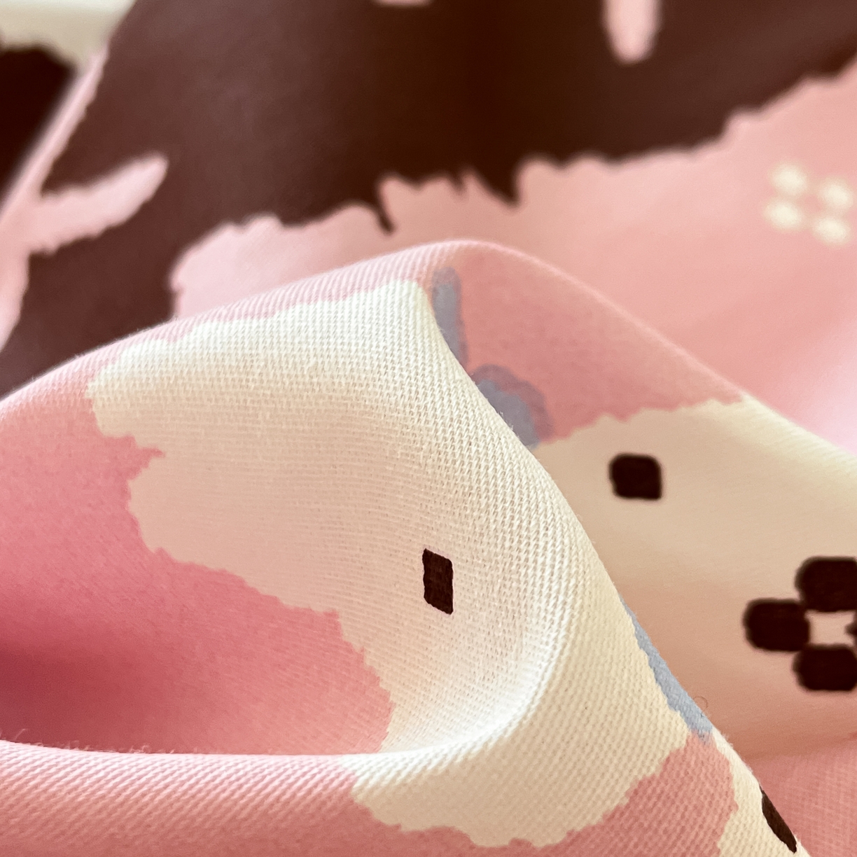 91家纺网 家纺一手货源 找家纺 博雅 2026新款全棉纯棉小卡通印花四件套 小版-雪地小狗-粉