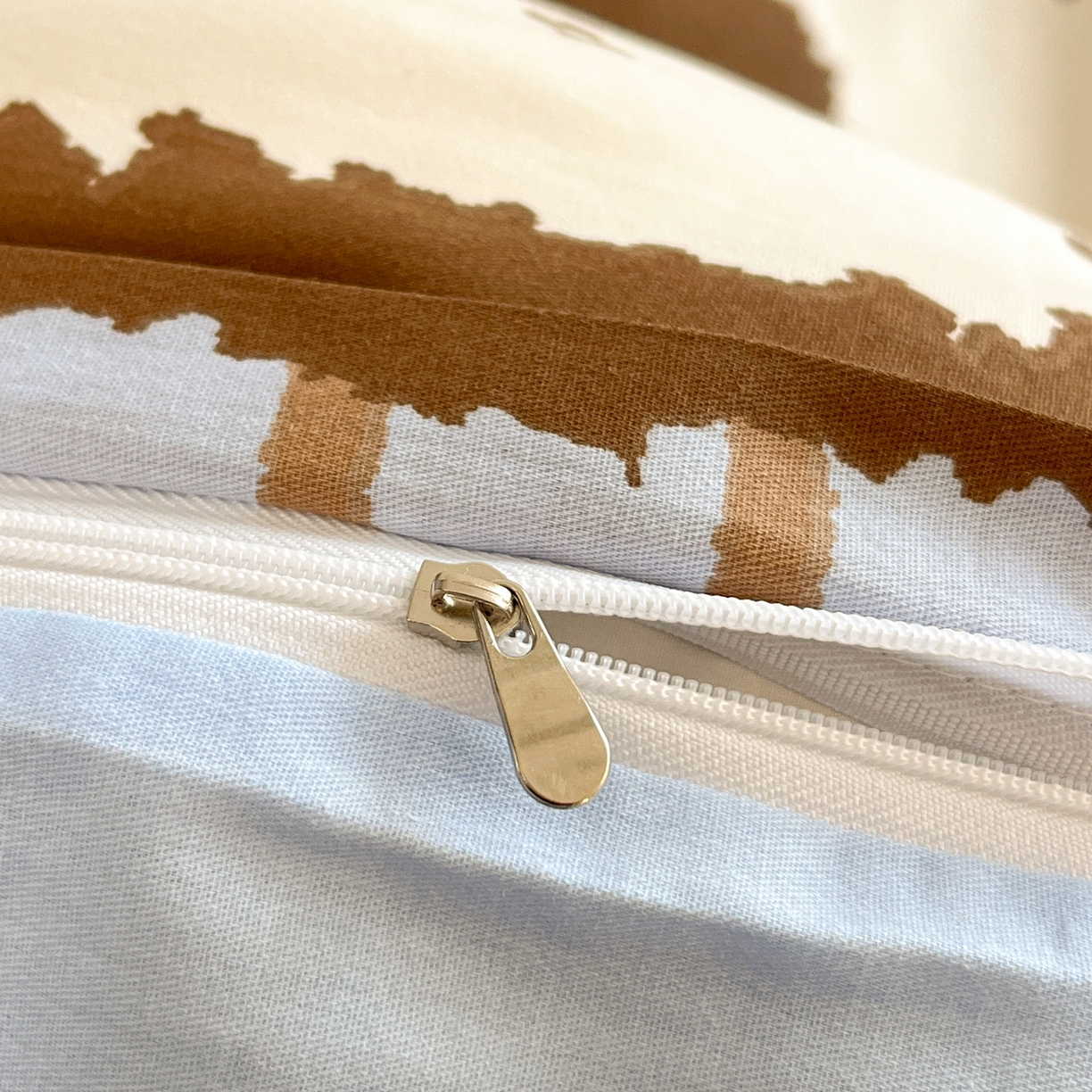 91家纺网 家纺一手货源 找家纺 博雅 2026新款全棉纯棉小卡通印花四件套 雪地小狗