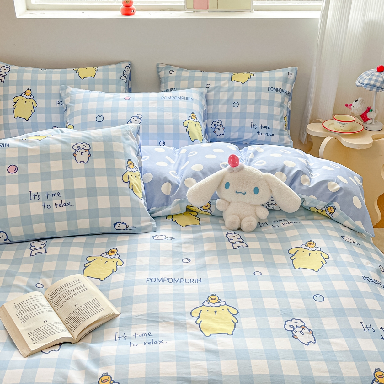 91家纺网 家纺一手货源 找家纺 （总）博雅 2026新款三丽鸥全棉纯棉小版印花四件套