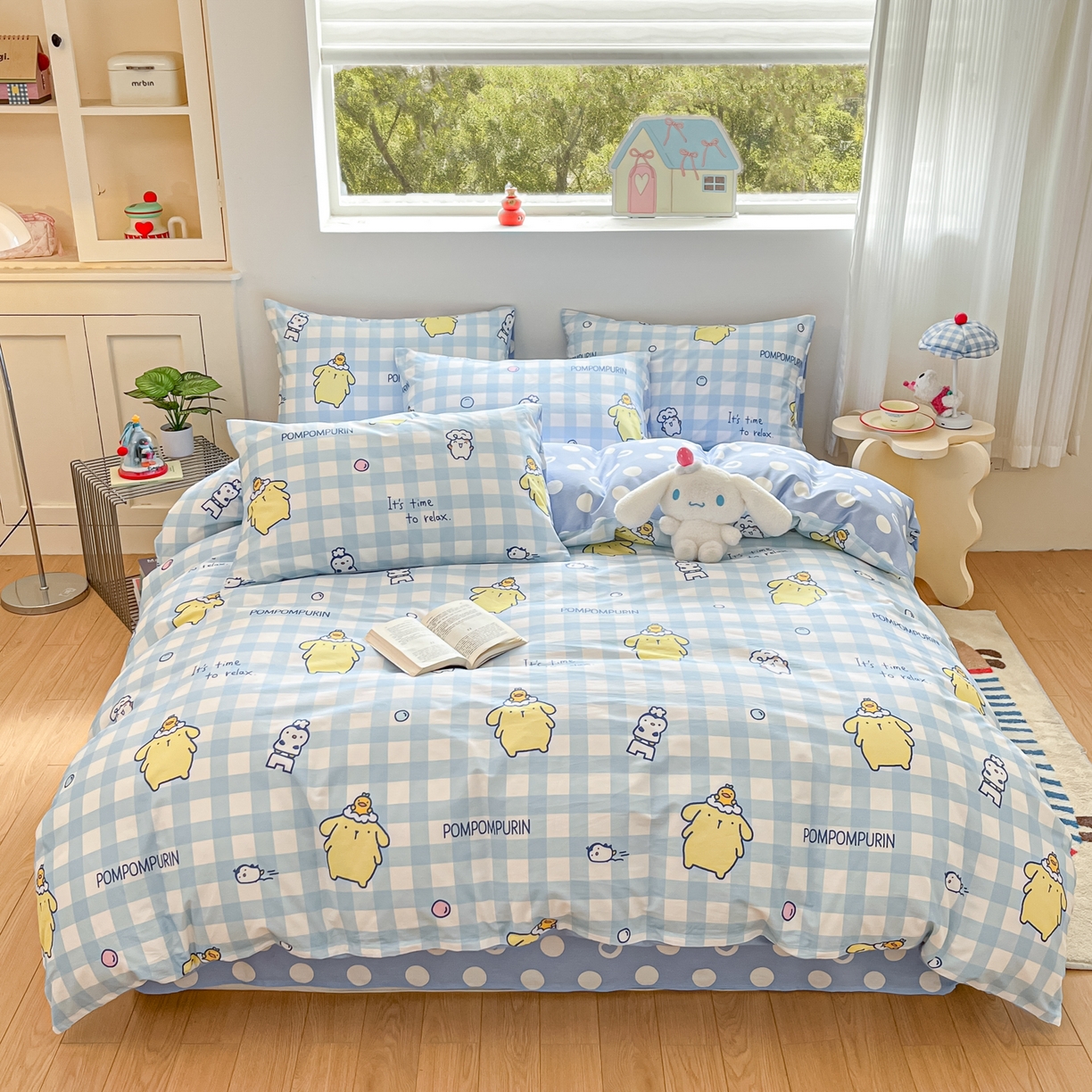 91家纺网 家纺一手货源 找家纺 （总）博雅 2026新款三丽鸥全棉纯棉小版印花四件套