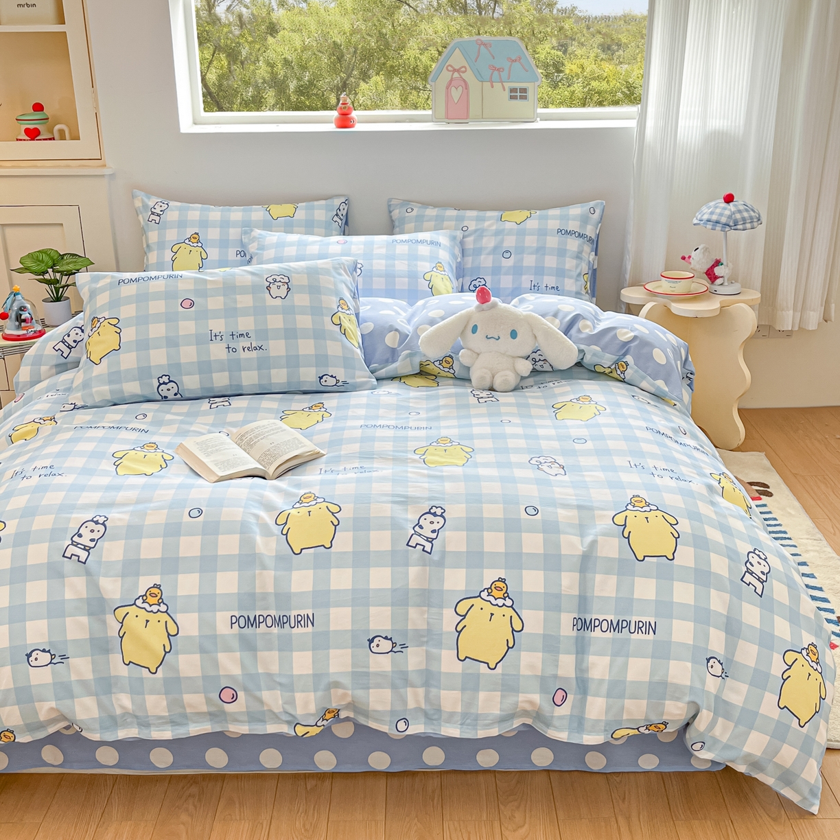 91家纺网 家纺一手货源 找家纺 （总）博雅 2026新款三丽鸥全棉纯棉小版印花四件套