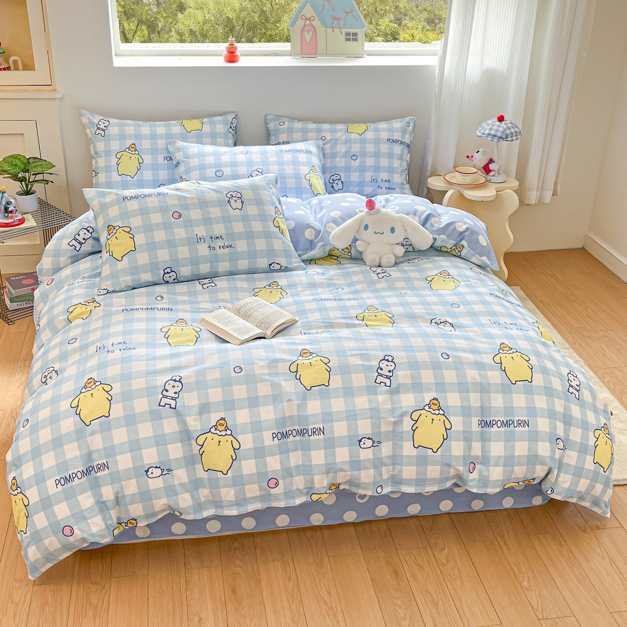 91家纺网 家纺一手货源 找家纺 （总）博雅 2026新款三丽鸥全棉纯棉小版印花四件套