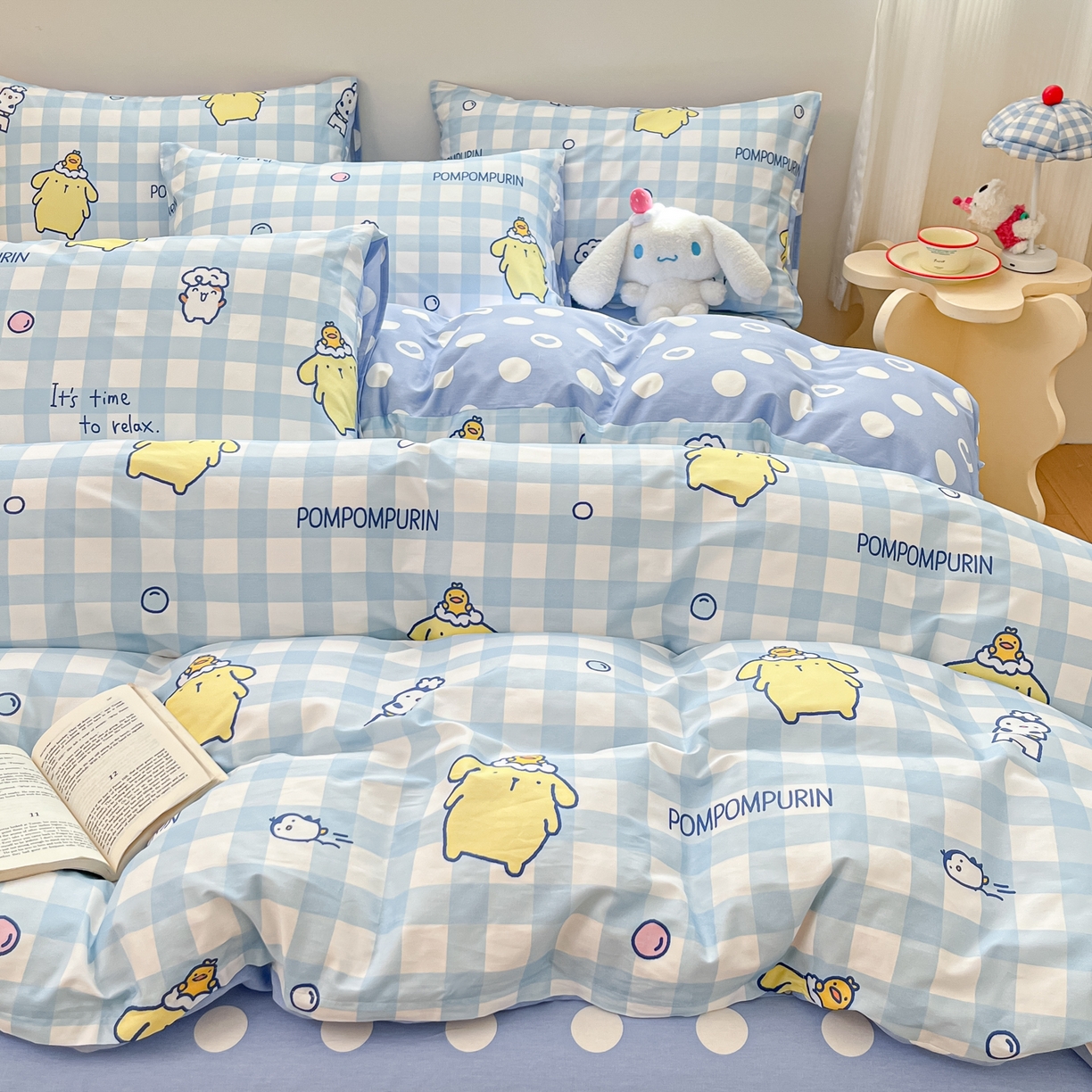 91家纺网 家纺一手货源 找家纺 （总）博雅 2026新款三丽鸥全棉纯棉小版印花四件套