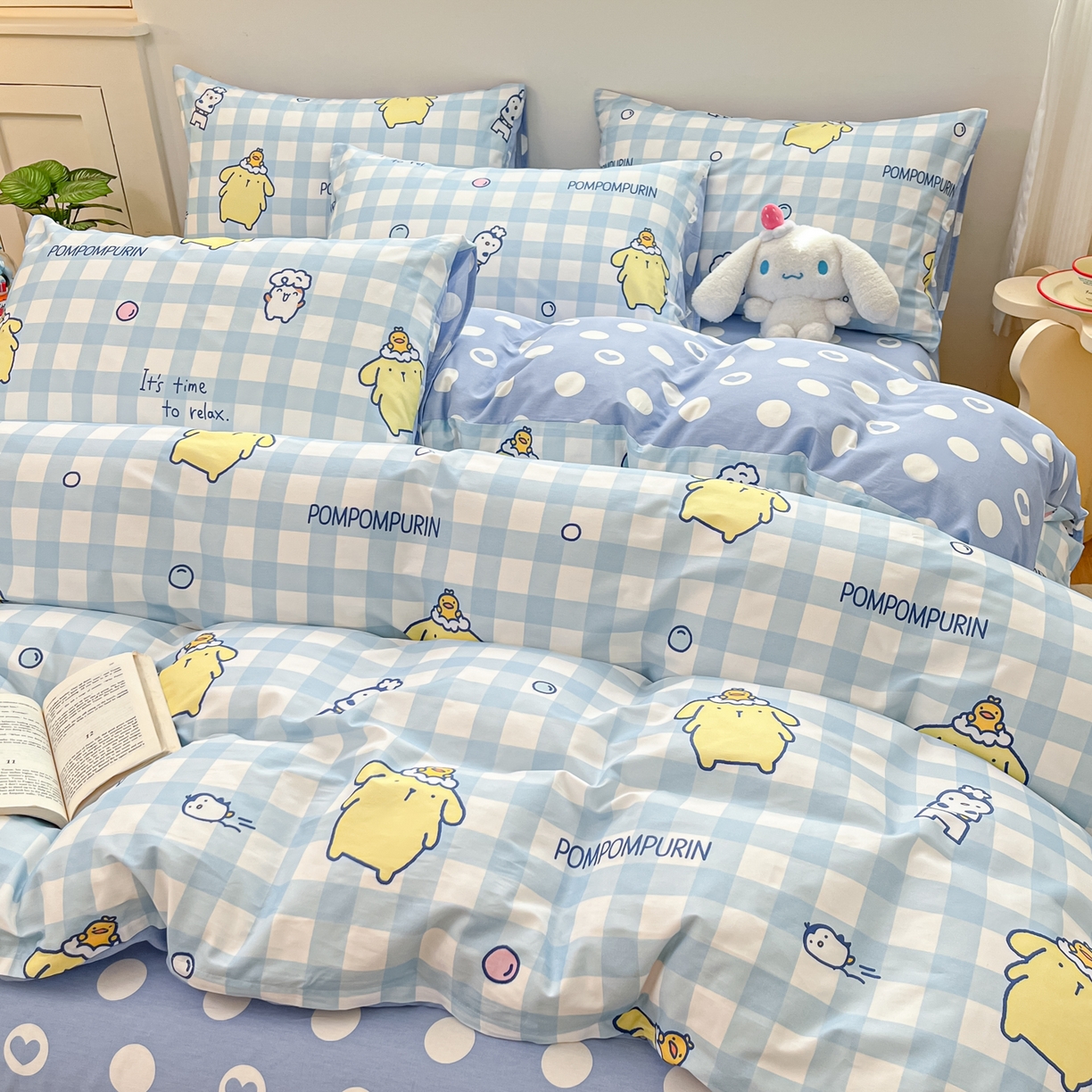 91家纺网 家纺一手货源 找家纺 （总）博雅 2026新款三丽鸥全棉纯棉小版印花四件套