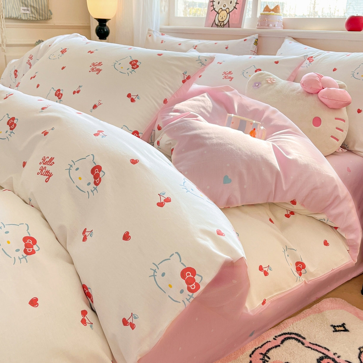 91家纺网 家纺一手货源 找家纺 （总）博雅 2026新款三丽鸥全棉纯棉小版印花四件套