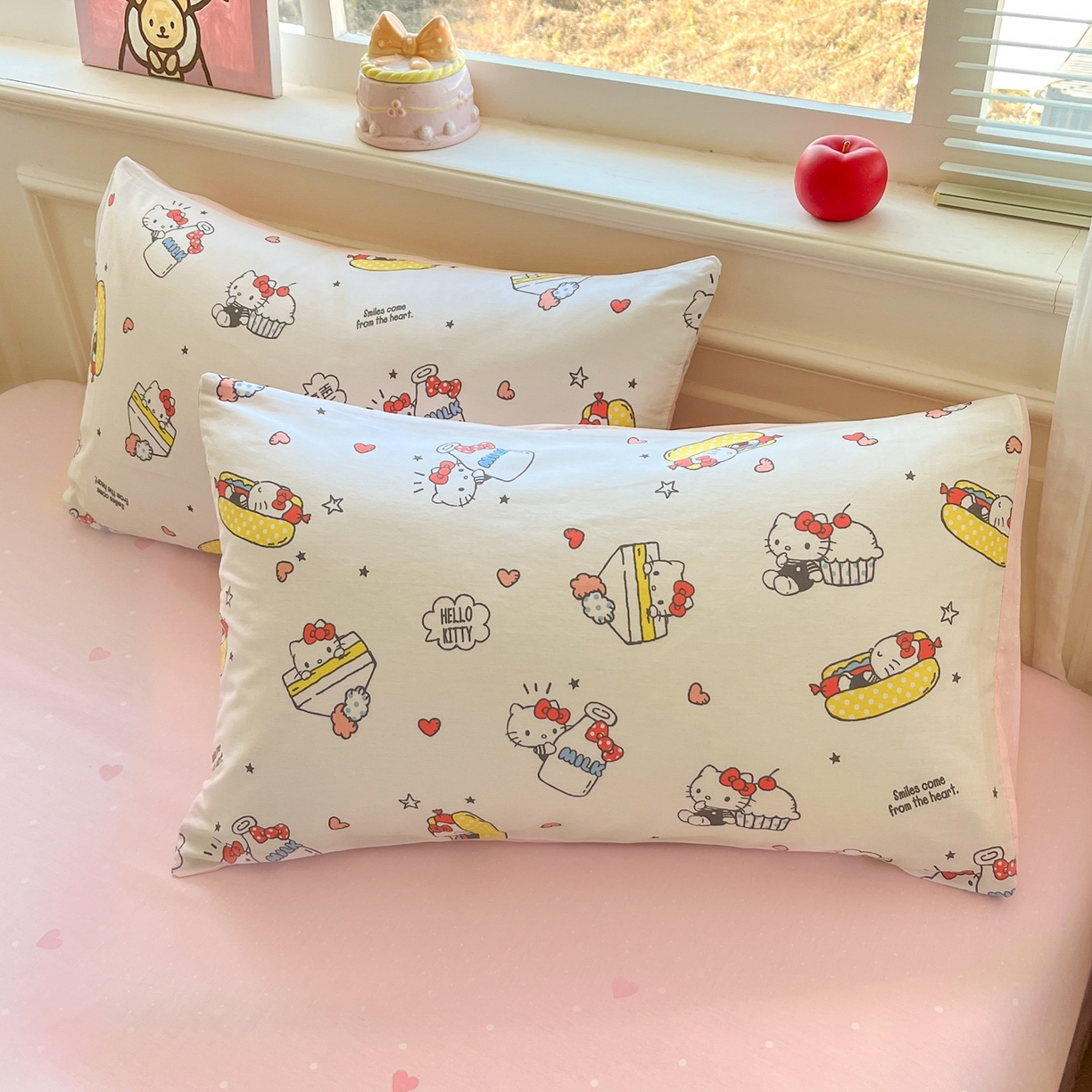 91家纺网 家纺一手货源 找家纺 博雅 2026新款三丽鸥全棉纯棉小版印花四件套 甜品kt