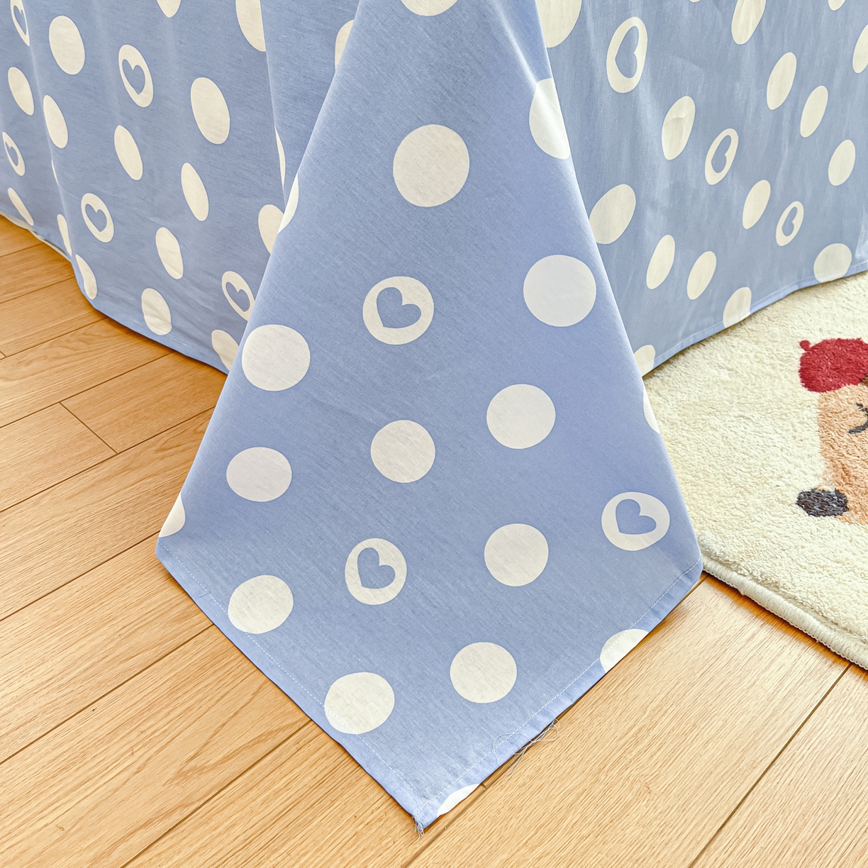 91家纺网 家纺一手货源 找家纺 博雅 2026新款三丽鸥全棉纯棉小版印花四件套 小版-蓝格布丁狗