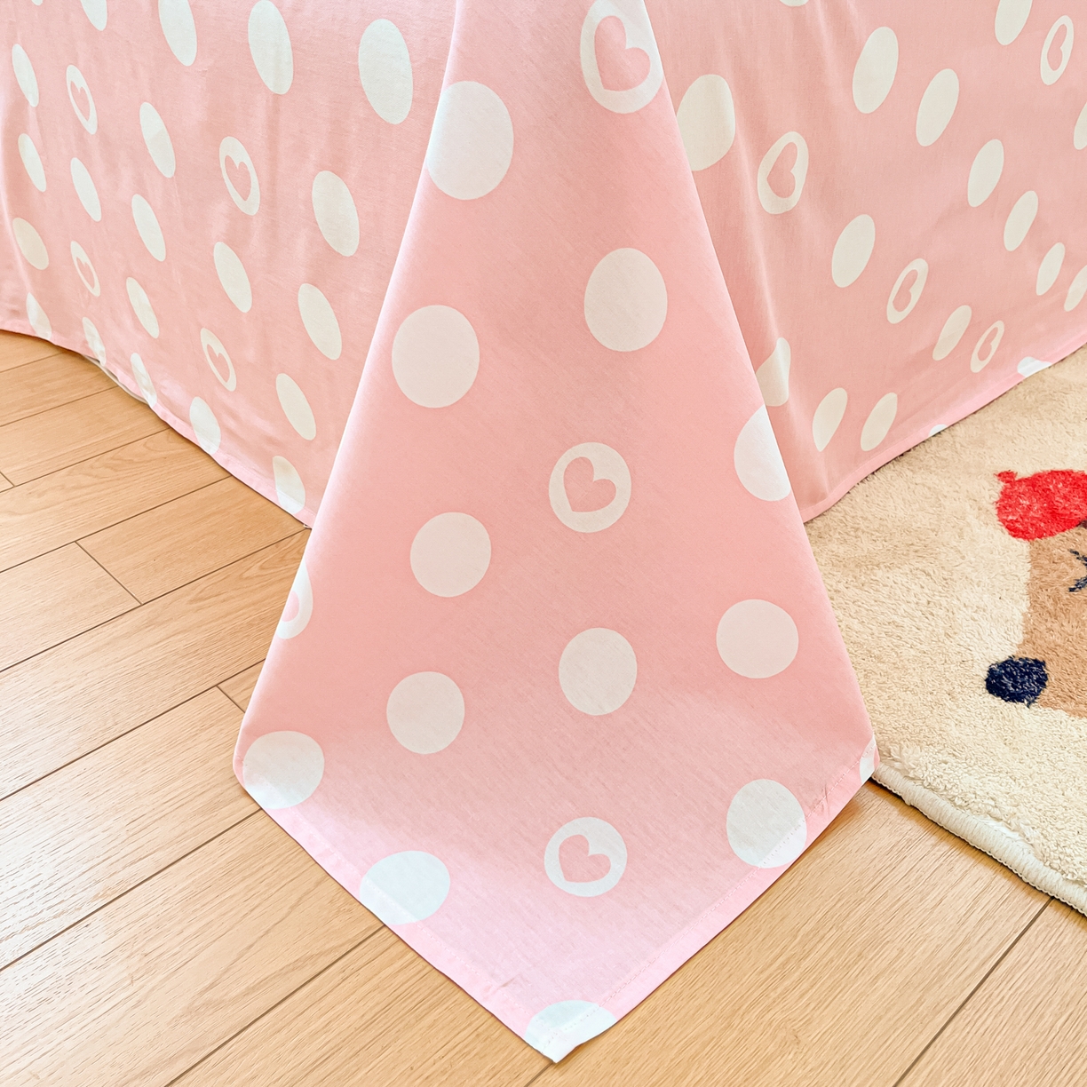 91家纺网 家纺一手货源 找家纺 博雅 2026新款三丽鸥全棉纯棉小版印花四件套 小版-小熊糖果KT