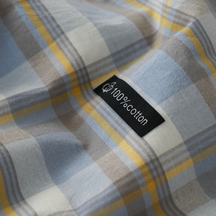 91家纺网 家纺一手货源 找家纺 暖阳 2026新款无印风色织全棉贝壳绣棉花夏被夏凉被空调被 贝壳简蓝格