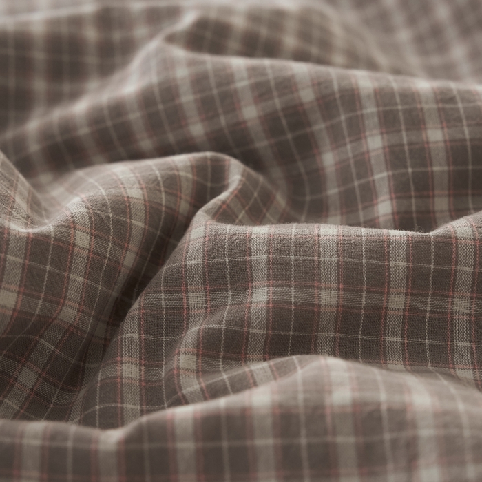 91家纺网 家纺一手货源 找家纺 暖阳 2026新款无印风色织全棉贝壳绣棉花夏被夏凉被空调被 贝壳诺咖小格