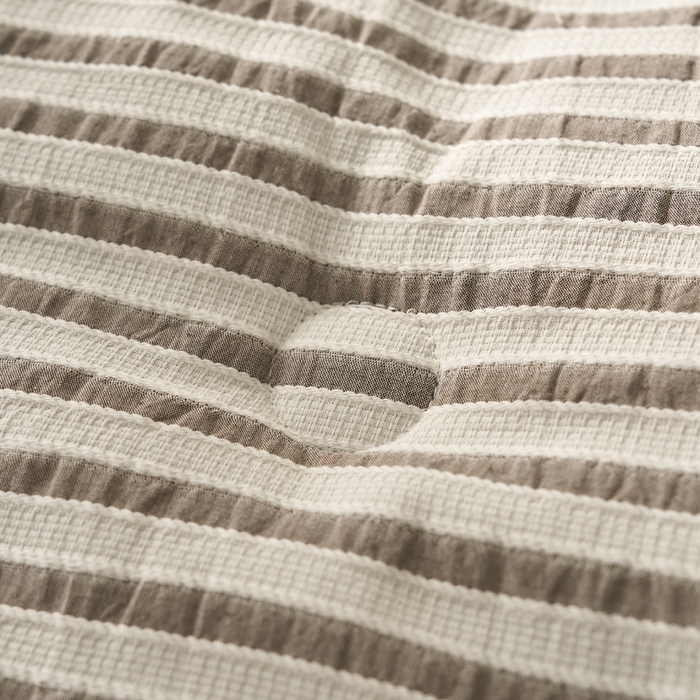 91家纺网 家纺一手货源 找家纺 暖阳 2026新款全棉色织提花良品系列棉花夏被夏凉被空调被 良品-条纹灰