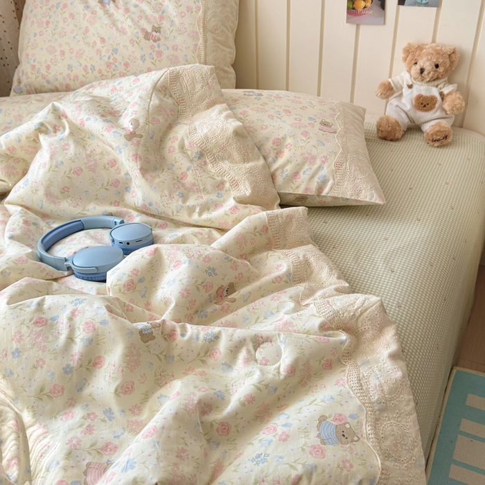 91家纺网 家纺一手货源 找家纺 （总）暖阳 2026新款全棉花边款棉花夏被夏凉被空调被