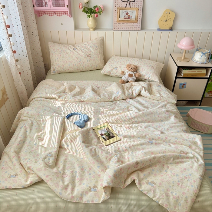 91家纺网 家纺一手货源 找家纺 （总）暖阳 2026新款全棉花边款棉花夏被夏凉被空调被