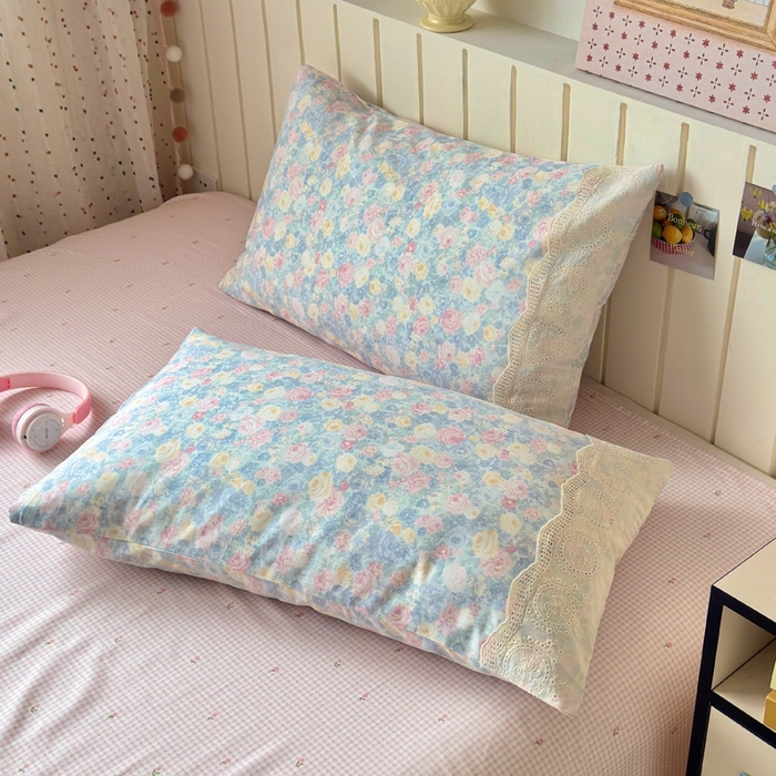 91家纺网 家纺一手货源 找家纺 暖阳 2026新款全棉花边款棉花夏被夏凉被空调被 花边烂漫