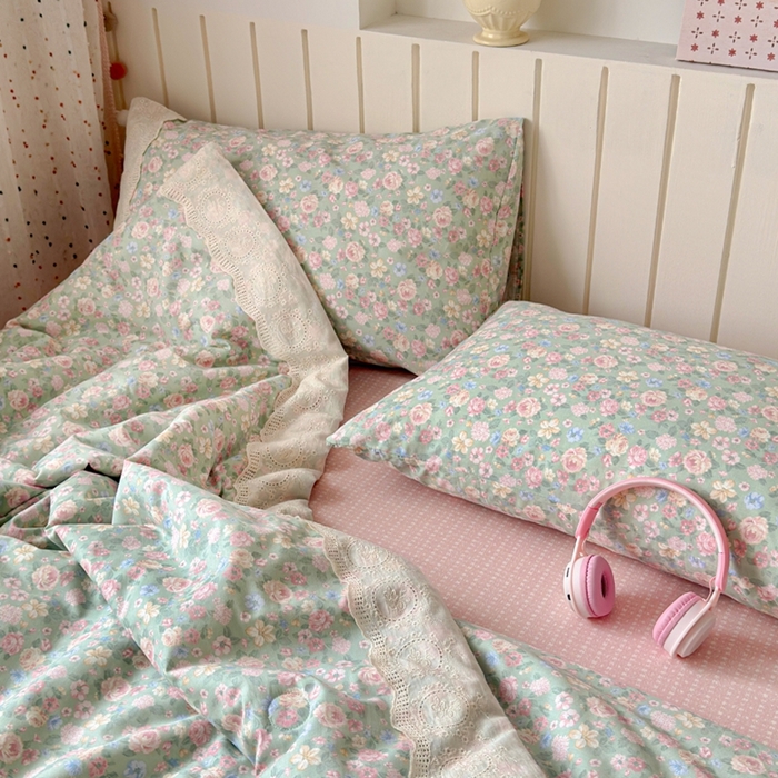 91家纺网 家纺一手货源 找家纺 暖阳 2026新款全棉花边款棉花夏被夏凉被空调被 花边梦境