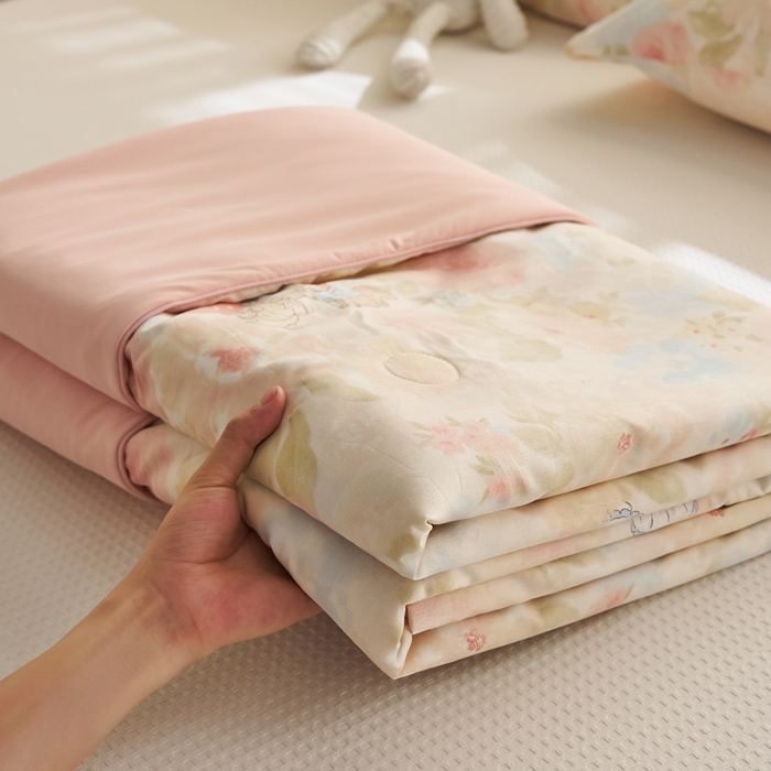 91家纺网 家纺一手货源 找家纺 （总）暖阳 2026新款A全棉B凉感丝夏被夏凉被空调被