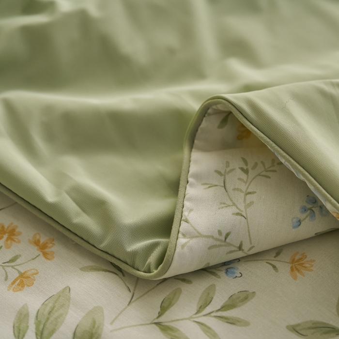 91家纺网 家纺一手货源 找家纺 暖阳 2026新款A全棉B凉感丝夏被夏凉被空调被 小冰皮-油画小兔