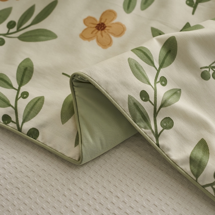 91家纺网 家纺一手货源 找家纺 暖阳 2026新款A全棉B凉感丝夏被夏凉被空调被 小冰皮-薄荷