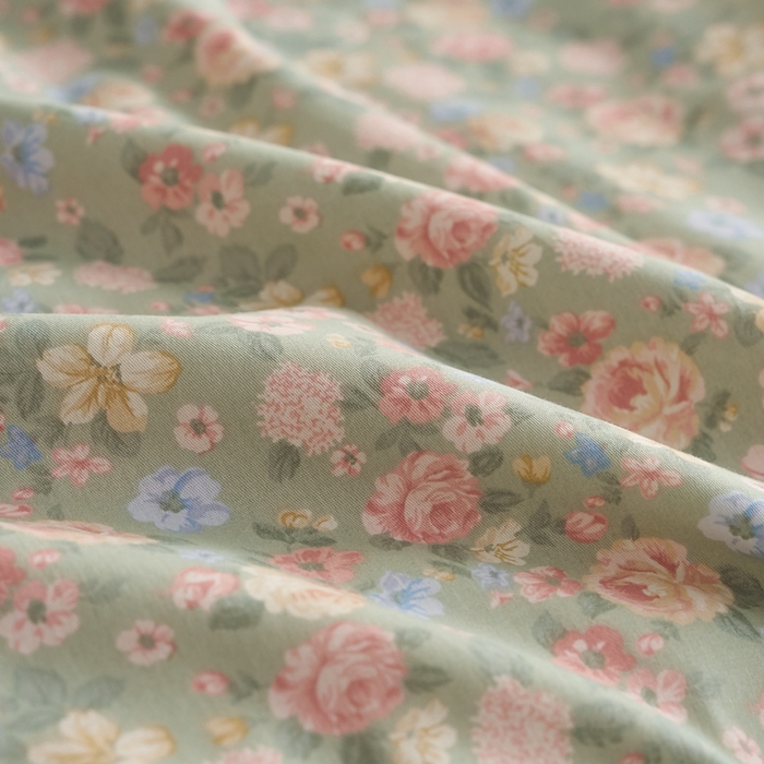 91家纺网 家纺一手货源 找家纺 暖阳 2026新款A全棉B凉感丝夏被夏凉被空调被 小冰皮-梦境绿