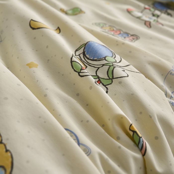 91家纺网 家纺一手货源 找家纺 暖阳 2026新款A全棉B凉感丝夏被夏凉被空调被 小冰皮-太空人