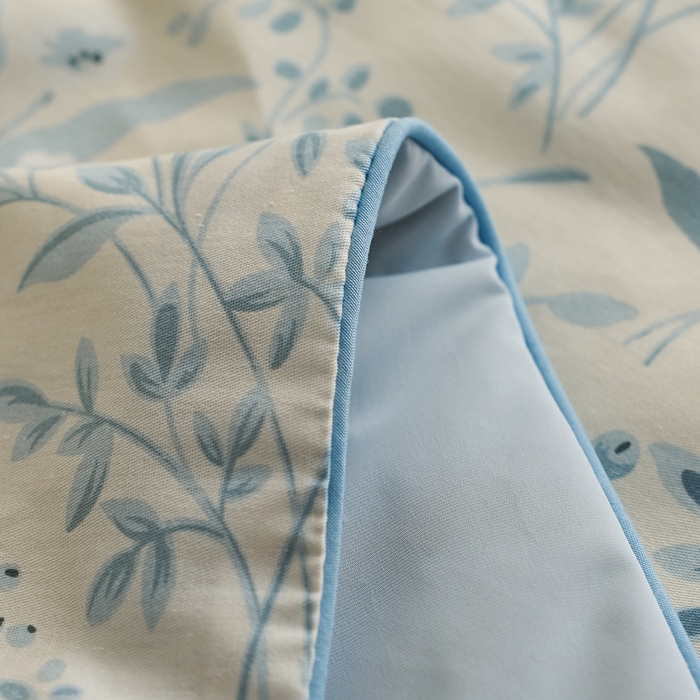 91家纺网 家纺一手货源 找家纺 暖阳 2026新款A全棉B凉感丝夏被夏凉被空调被 小冰皮-兰花