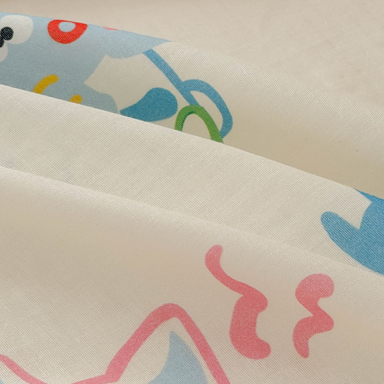 91家纺网 家纺一手货源 找家纺 嗨生活 2026新款儿童婴儿床床笠全棉纯棉双层纱床笠席梦思套拼床床笠套 奇趣欢乐园