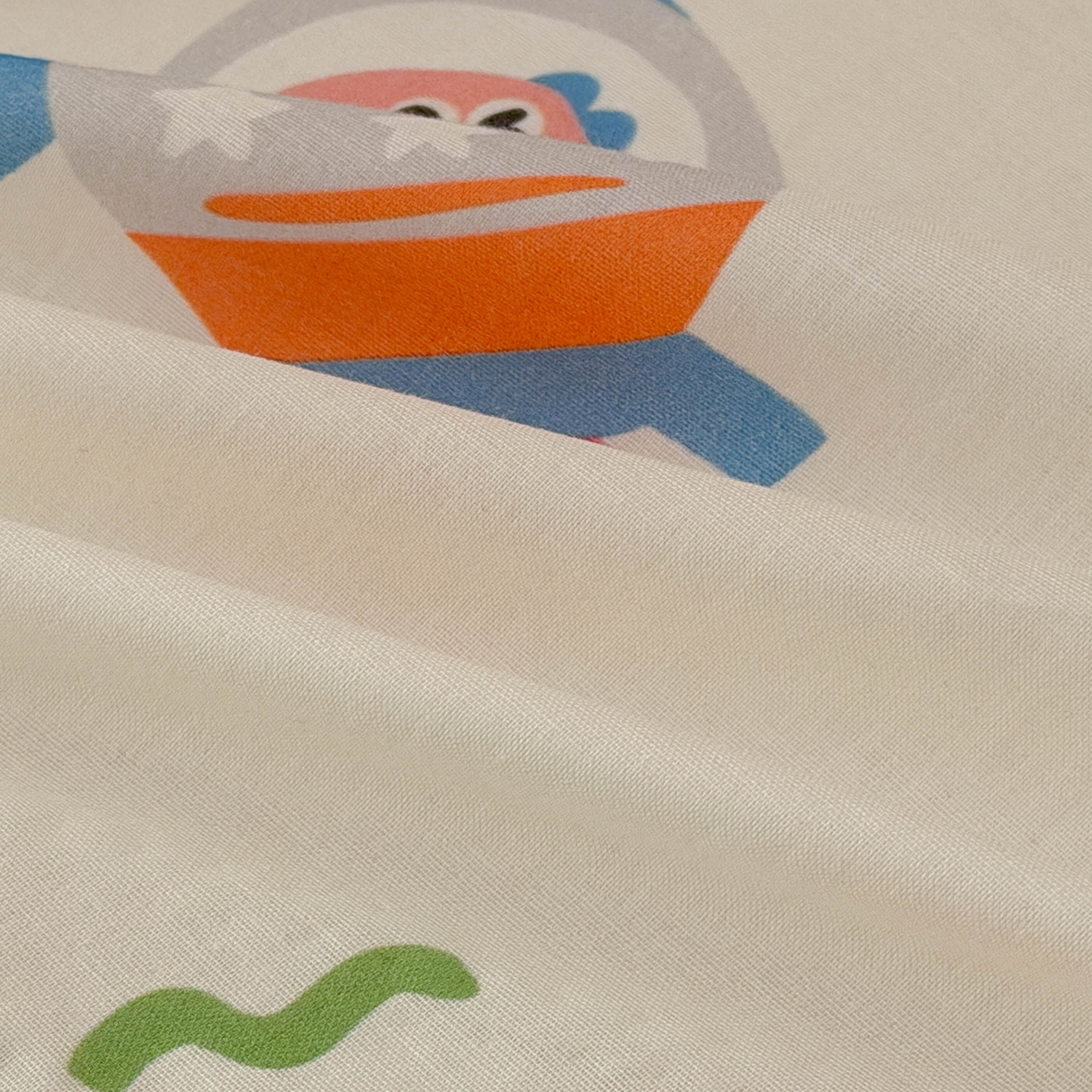 91家纺网 家纺一手货源 找家纺 嗨生活 2026新款儿童婴儿床床笠全棉纯棉双层纱床笠席梦思套拼床床笠套 太空奇遇