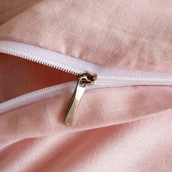 91家纺网 家纺一手货源 找家纺 爱思佳 2026新款全棉双层纱混搭格子系列四件套 粉-追光