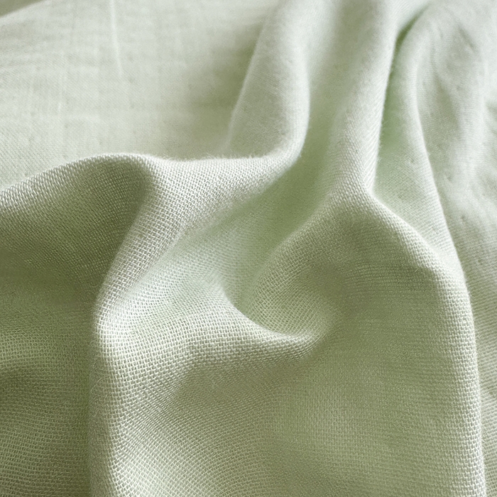 91家纺网 家纺一手货源 找家纺 爱思佳 2026新款全棉双层纱混搭格子系列四件套 青柠-绿