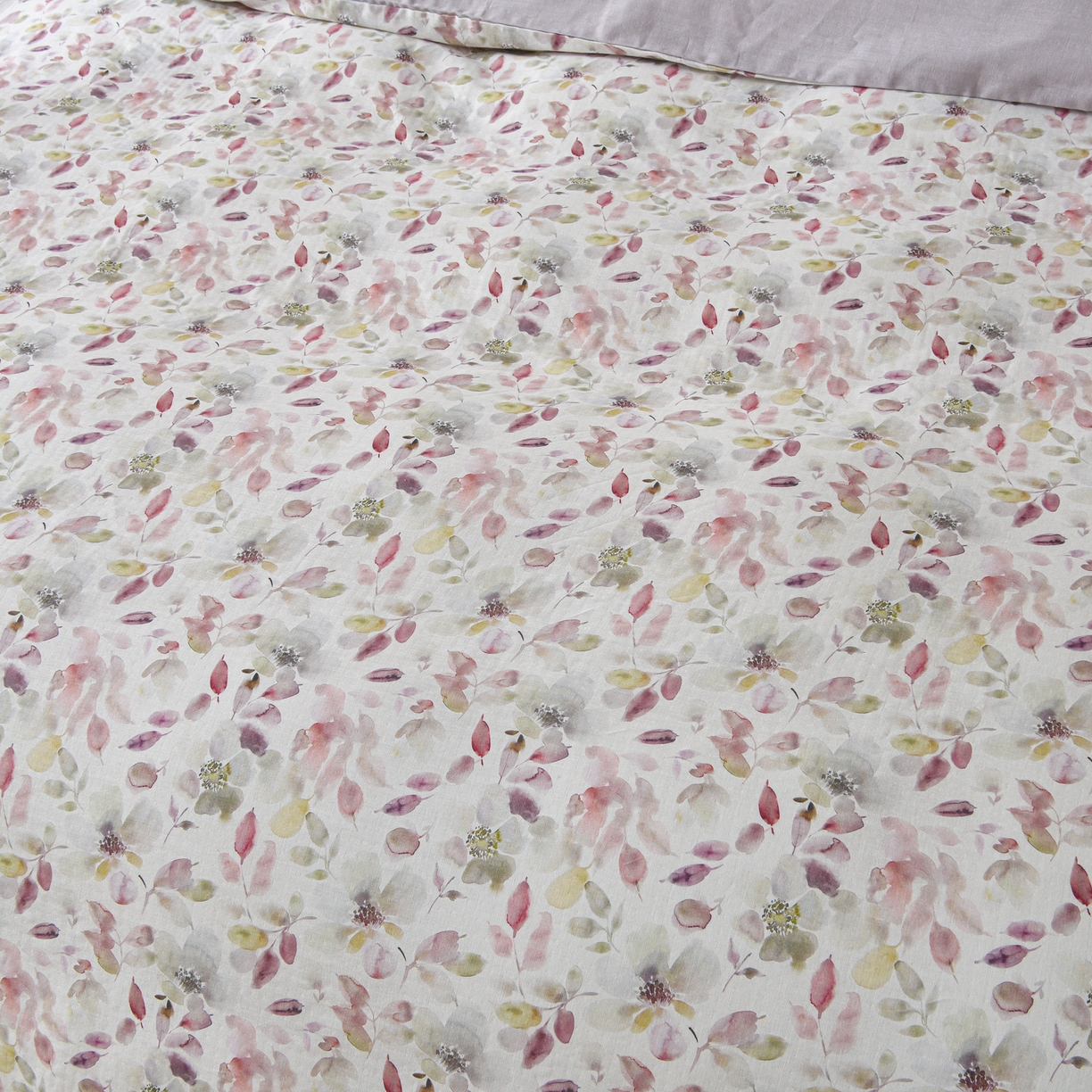 91家纺网 家纺一手货源 找家纺 金昱纺 2026新款全棉纯棉双层纱印花四件套 花酿-豆沙