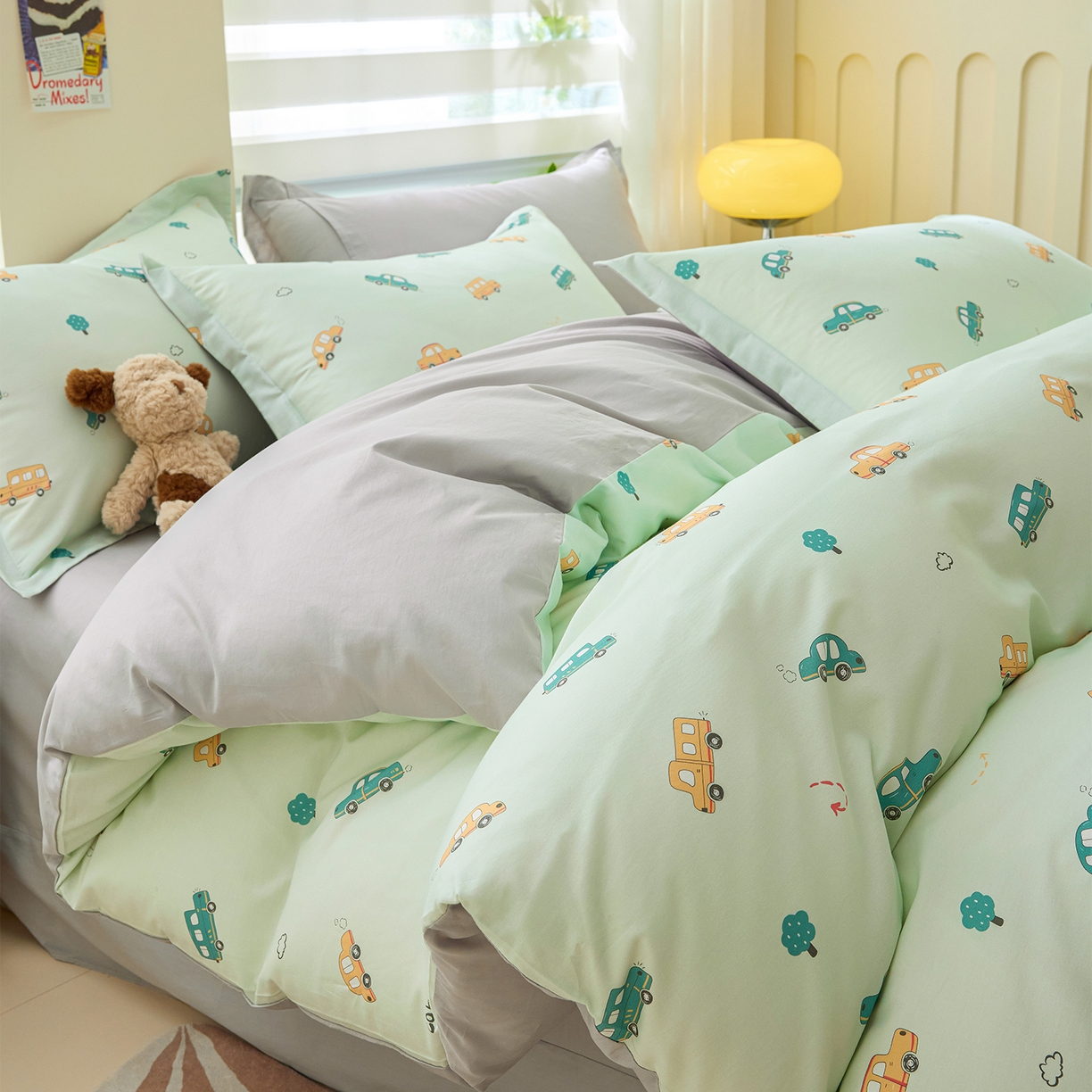 91家纺网 家纺一手货源 找家纺 （总）元元家居（元元被业） 2026新款全棉13372套件及单品【印花款】-三件套