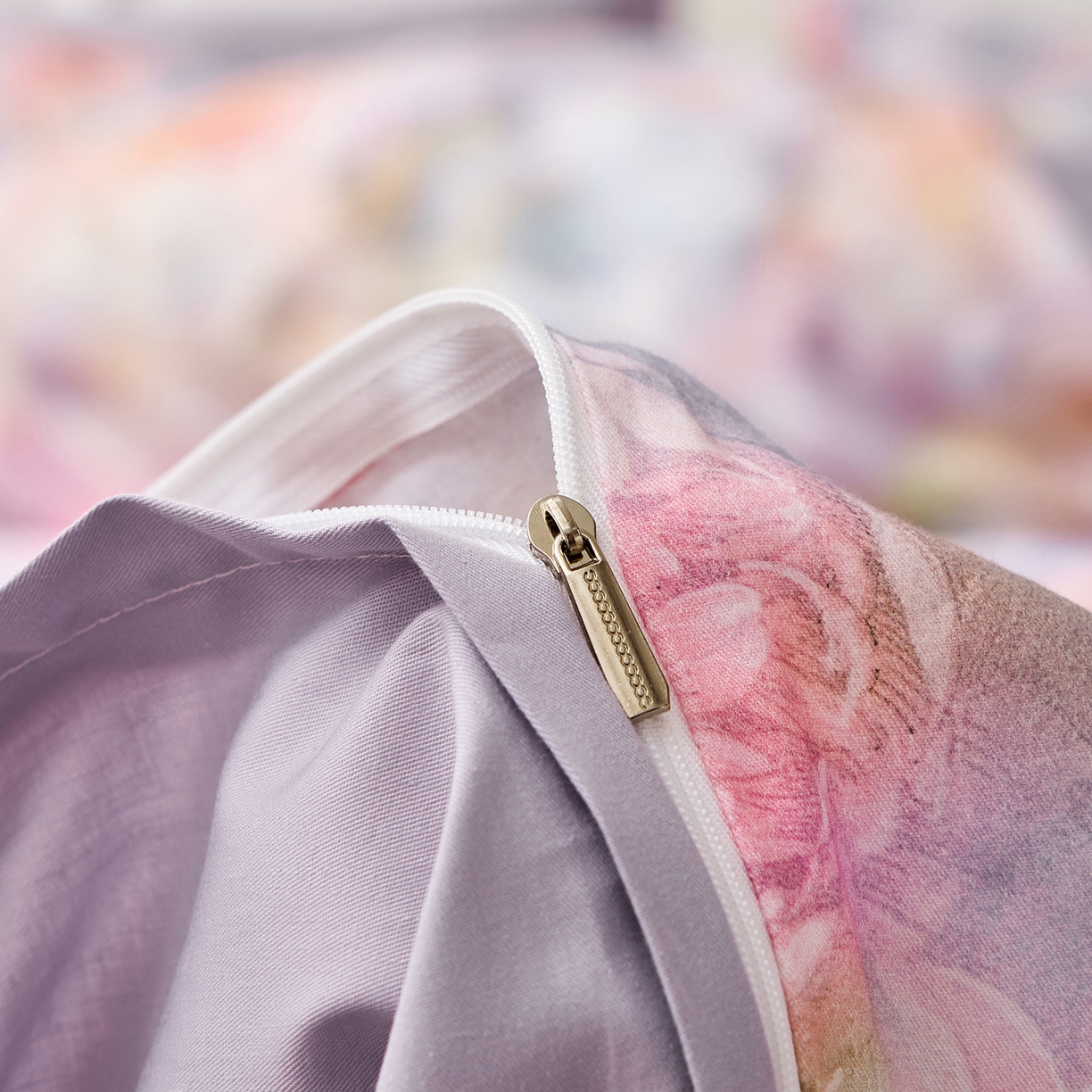 91家纺网 家纺一手货源 找家纺 元元家居（元元被业） 2026新款全棉13372套件及单品【印花款】-三件套 春风