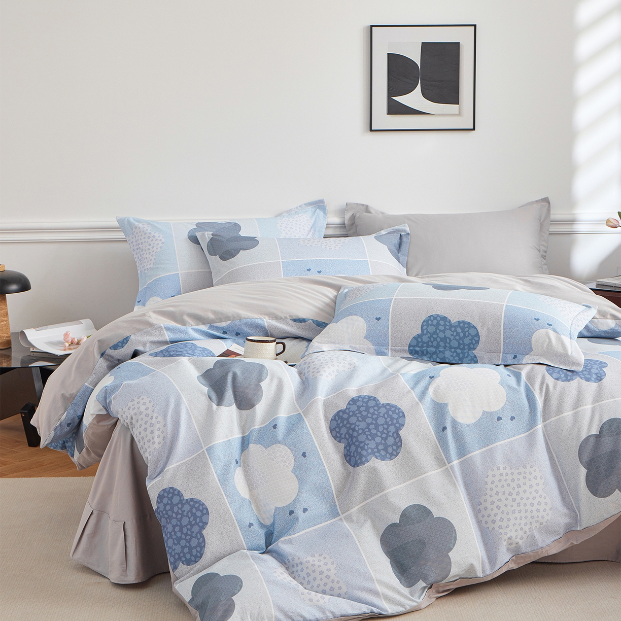 元元家居（元元被业） 2026新款全棉13372套件及单品【印花款】-三件套 非凡